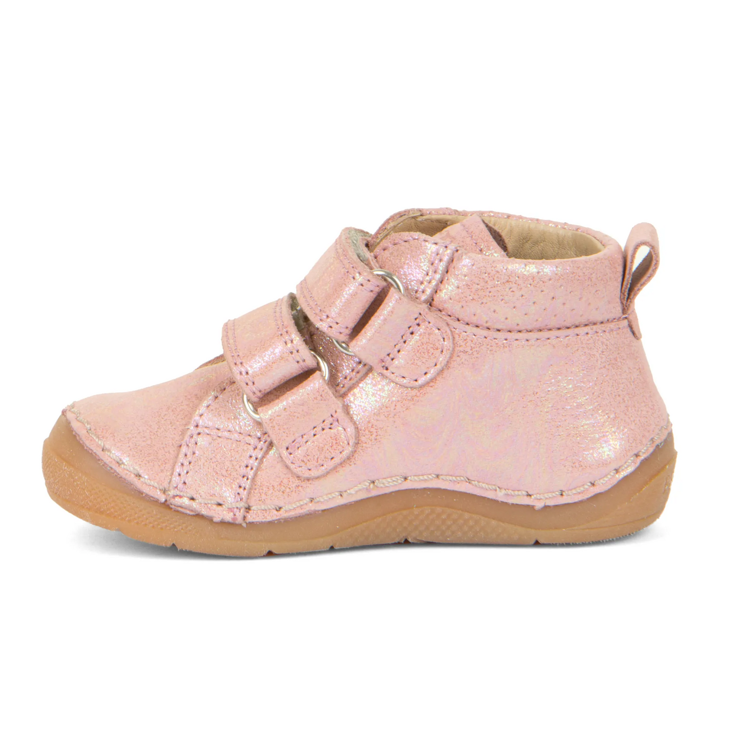 Froddo Girl's Paix Casual Shoes with Hoop and Loop Closure - Pink Shine
