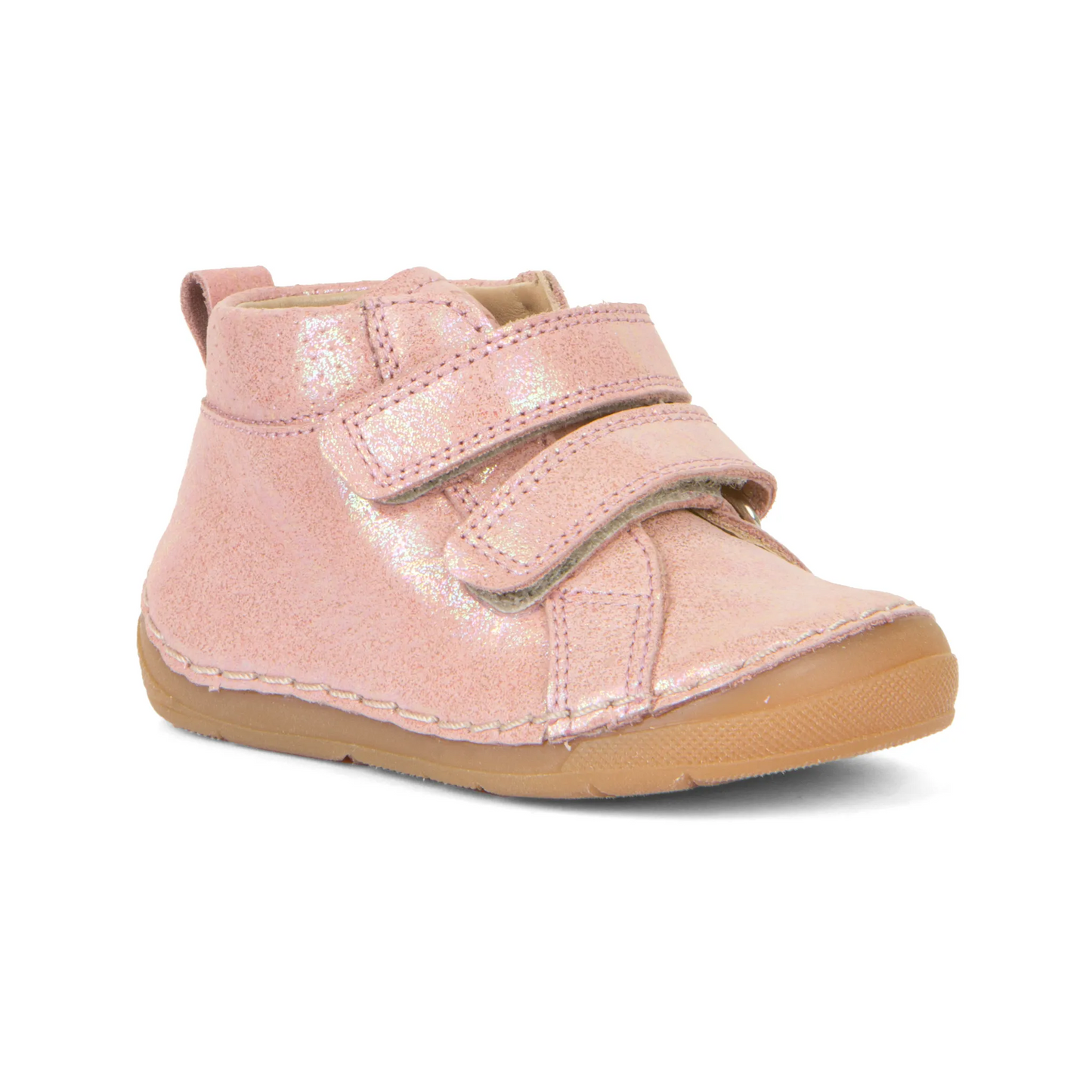 Froddo Girl's Paix Casual Shoes with Hoop and Loop Closure - Pink Shine