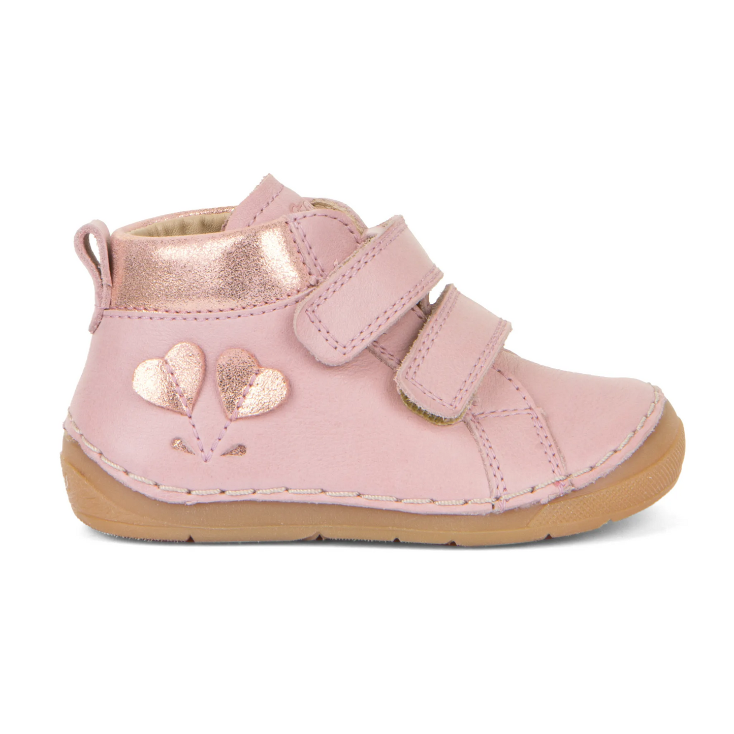 Froddo Girl's Paix Casual Shoes with Hoop and Loop Closure - Pink+