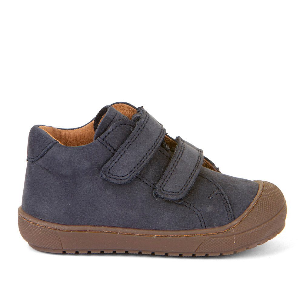 Froddo Boy's and Girl's Ollie Casual Shoes with Hoop and Loop Closure - Dark Blue
